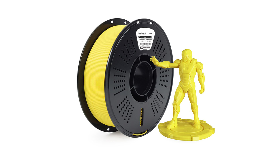 Filamento Pla Oro O Dorado TODOTONER.CL | FILAMENTOS 2