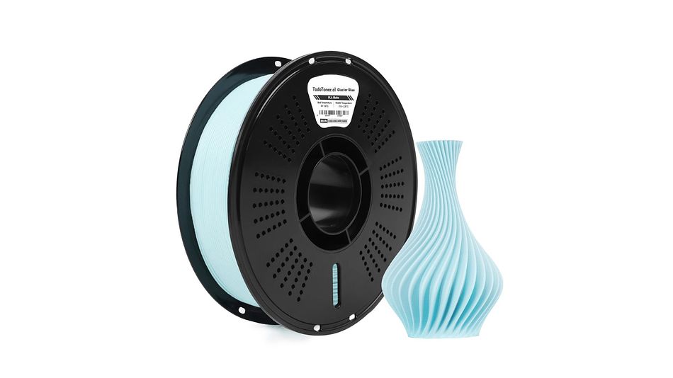 Filamento Pla Mate Azul Glacial TODOTONER.CL | FILAMENTOS 2