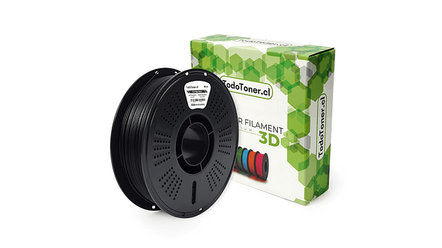 Filamento Pla+ Hs Alta Velocidad Negro TODOTONER.CL | FILAMENTOS 3