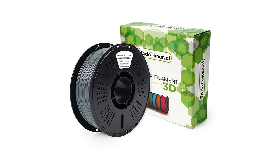 Filamento Pla+ Hs Alta Velocidad Gris TODOTONER.CL | FILAMENTOS 3