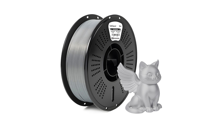 Filamento Pla+ Hs Alta Velocidad Plateado TODOTONER.CL | FILAMENTOS 2