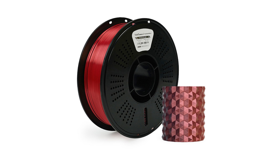 Filamento Seda Tricolor Rojo Verde Azul TODOTONER.CL | FILAMENTOS 1