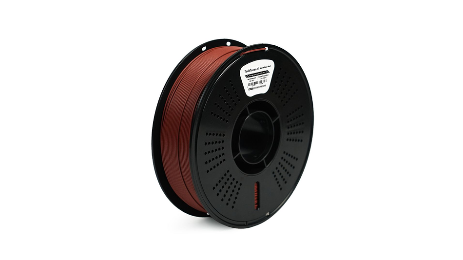 Filamento Pla Fibra De Carbon (15%) Alta Velocidad Rojo Anaranjado TODOTONER.CL | FILAMENTOS 1