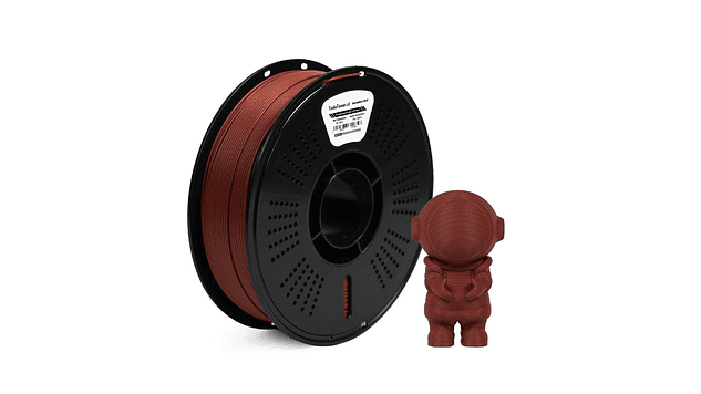 Filamento Pla Fibra De Carbon (15%) Alta Velocidad Rojo Anaranjado TODOTONER.CL | FILAMENTOS 2