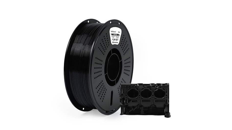 Filamento Petg Hyper Alta Velocidad Negro TODOTONER.CL | FILAMENTOS 2
