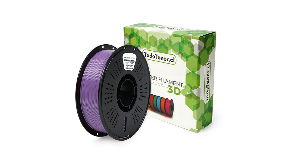 Filamento Petg Arte Morado Claro TODOTONER.CL | FILAMENTOS 3