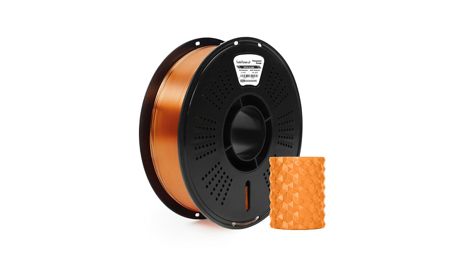 Filamento Petg Naranjo Transparente TODOTONER.CL | FILAMENTOS 2