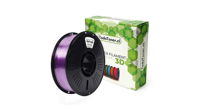 Filamento Petg Morado Transparente TODOTONER.CL | FILAMENTOS 3