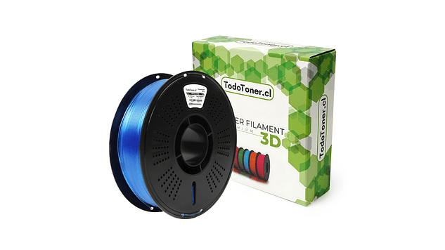 Filamento Petg Azul Transparente TODOTONER.CL | FILAMENTOS 3