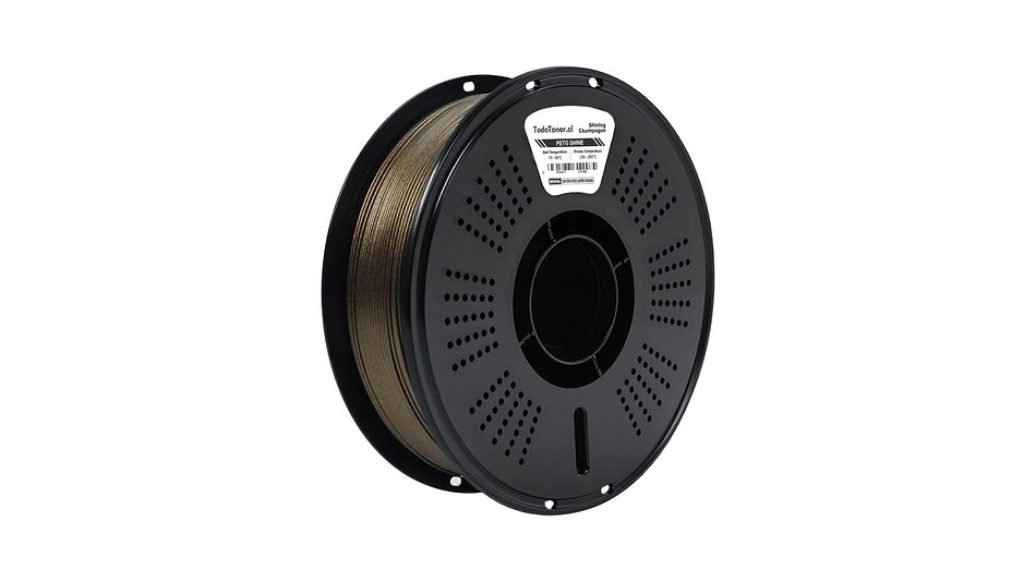 Filamento Petg Champagne Brillante TODOTONER.CL | FILAMENTOS 1
