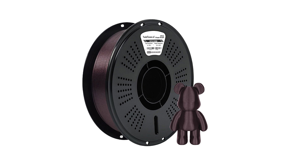 Filamento Petg Morado Uva Brillante TODOTONER.CL | FILAMENTOS 2