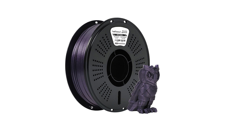 Filamento Petg Morado Oscuro Brillante TODOTONER.CL | FILAMENTOS 2