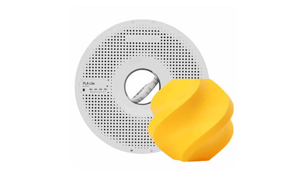 Filamento PLA Lite Amarillo Girasol con Carrete Reutilizable 1kg Bambu Lab | Filamentos 1