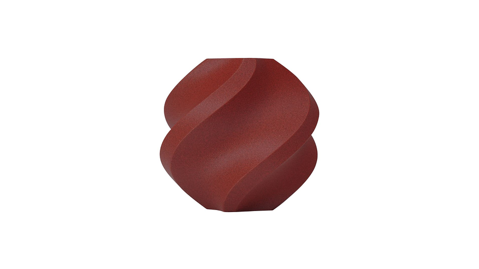 Filamento PLA Fibra de Carbono Burdeo Carrete Reutilizable 1kg Bambu Lab | Filamentos 1