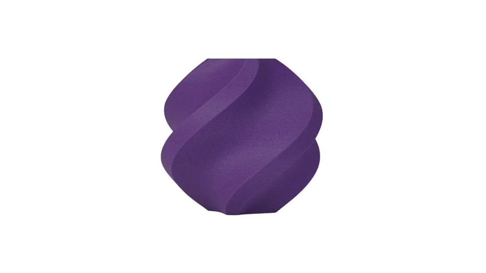 Filamento PLA Fibra de Carbono Morado Iris Carrete Reutilizable 1kg Bambu Lab | Filamentos 1
