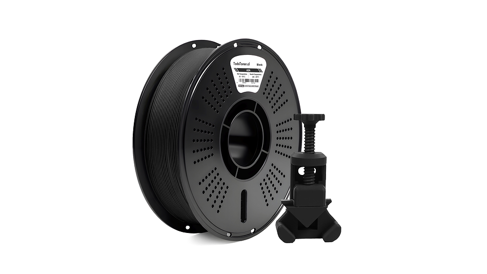 Filamento ASA Negro 1kg | TODOTONER.CL| Filamentos 2