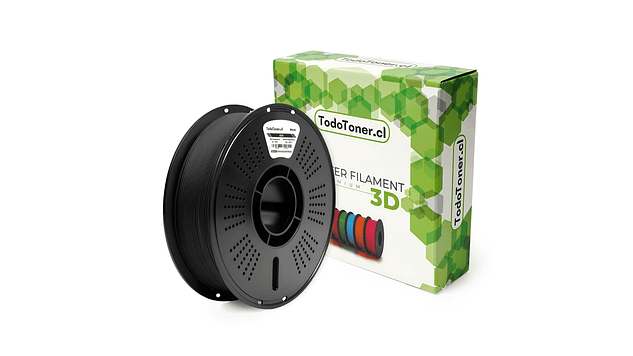 Filamento ASA Negro 1kg | TODOTONER.CL| Filamentos 1