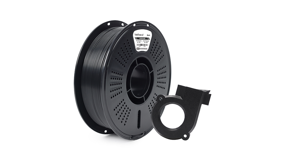 Filamento ABS Hyper Alta Velocidad Negro 1kg Todotoner.cl | Filamentos 2