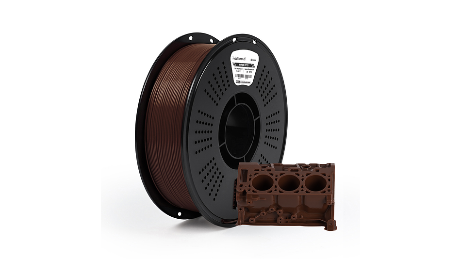 Filamento Hyper PETG Alta Velocidad Café 1kg TODOTONER.CL  | Filamentos 2