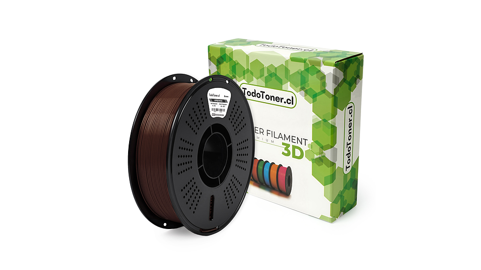 Filamento Hyper PETG Alta Velocidad Café 1kg TODOTONER.CL  | Filamentos 3