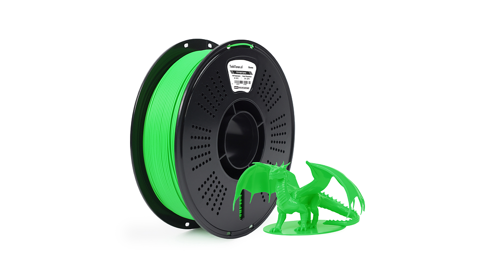 Filamento PLA Hyper Alta Velocidad Verde 1KG TODOTONER.CL  | Filamentos 3