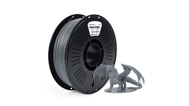 Filamento PLA Hyper Alta Velocidad Gris 1KG TODOTONER.CL  | Filamentos 2