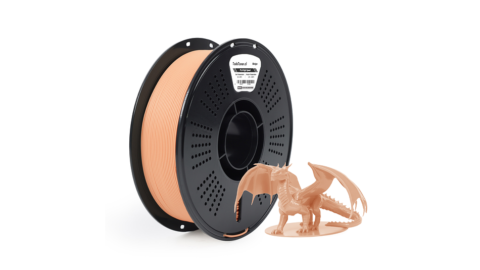 Filamento PLA Hyper Alta Velocidad Beige 1KG TODOTONER.CL  | Filamentos 2