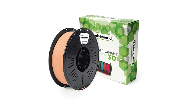 Filamento PLA Hyper Alta Velocidad Beige 1KG TODOTONER.CL  | Filamentos 3