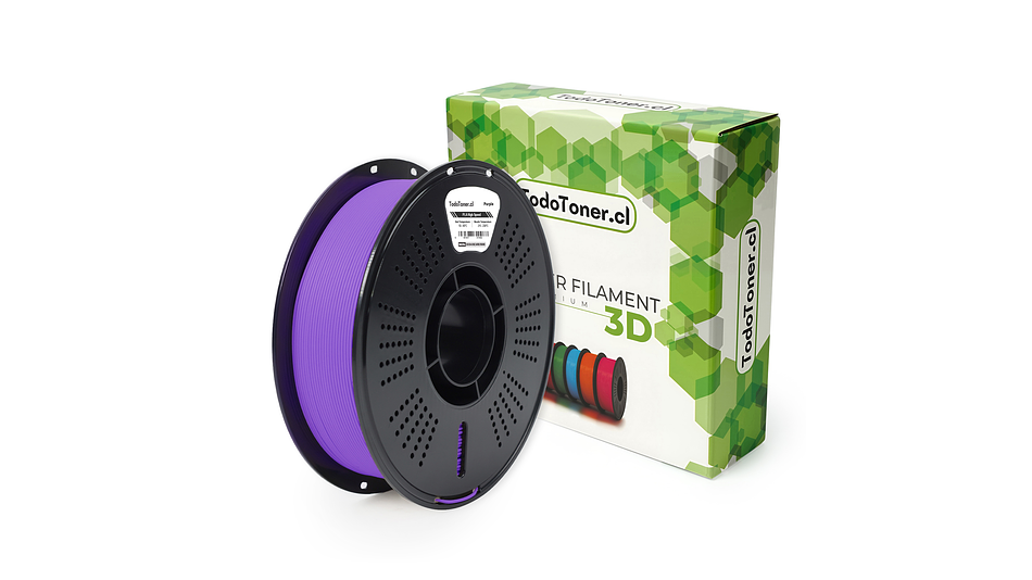 Filamento PLA Hyper Alta Velocidad Morado 1KG TODOTONER.CL  | Filamentos 1