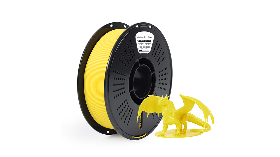 Filamento PLA Hyper Alta Velocidad Amarillo 1KG TODOTONER.CL  | Filamentos 2