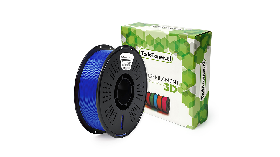 Filamento PETG Azul 1kg TODOTONER.CL | Filamentos 1