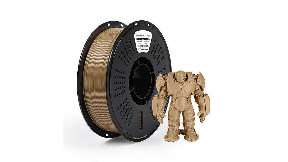 Filamento PETG Piel Claro 1kg TODOTONER.CL | Filamentos 2