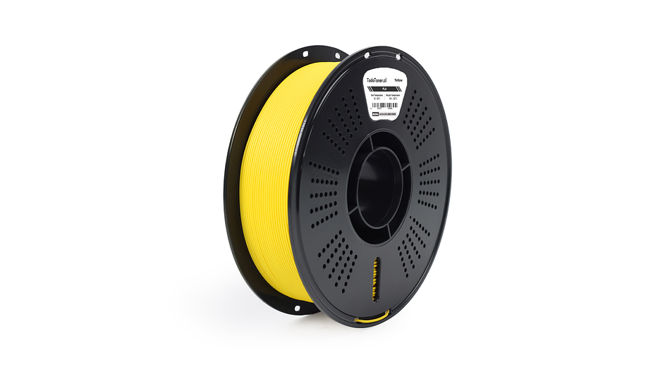 Filamento PLA Amarillo 1kg TODOTONER.CL | Filamentos 3