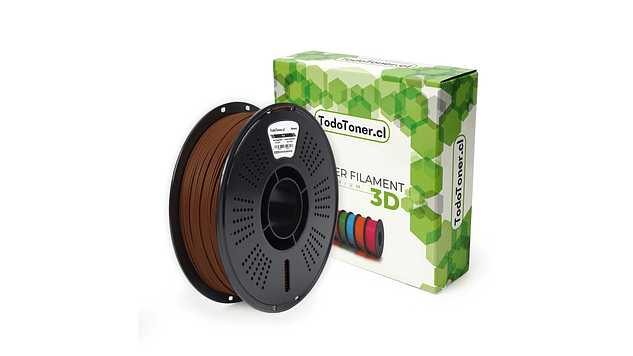 Filamento PLA Café 1kg TODOTONER.CL | Filamentos 1