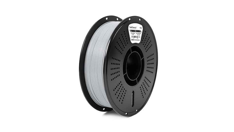 Filamento PLA Gris 1kg TODOTONER.CL  | Filamentos 3