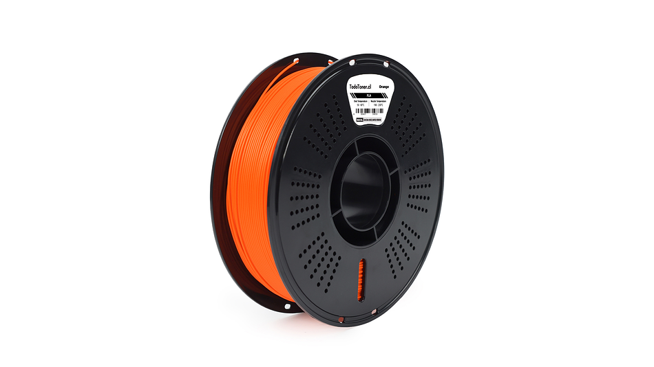 Filamento PLA Naranjo 1kg TODOTONER.CL | Filamentos 3