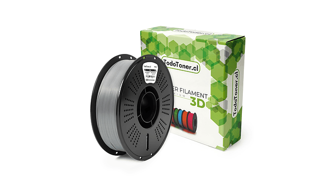 Filamento PLA Plata 1kg  TODOTONER.CL | Filamentos 3