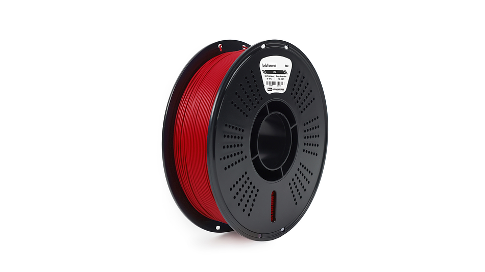 Filamento PLA Rojo 1kg TODOTONER.CL | Filamentos 1