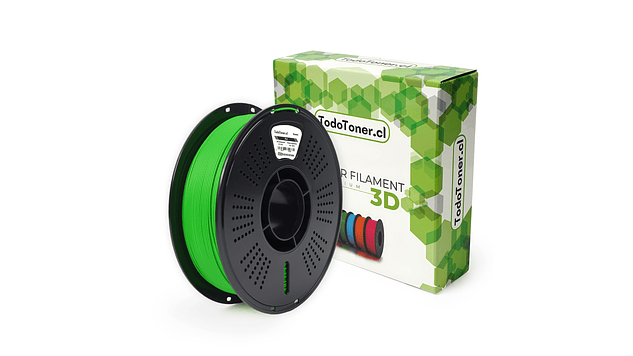 Filamento PLA Verde 1kg TODOTONER.CL | Filamentos 1