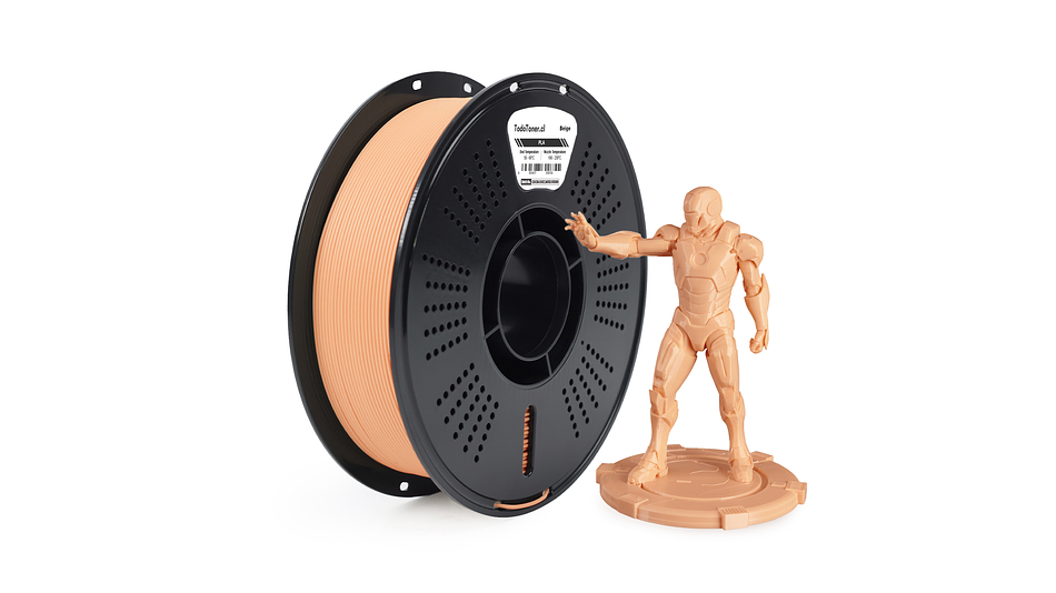 Filamento PLA Piel Claro 1kg TODOTONER.CL | Filamentos 2