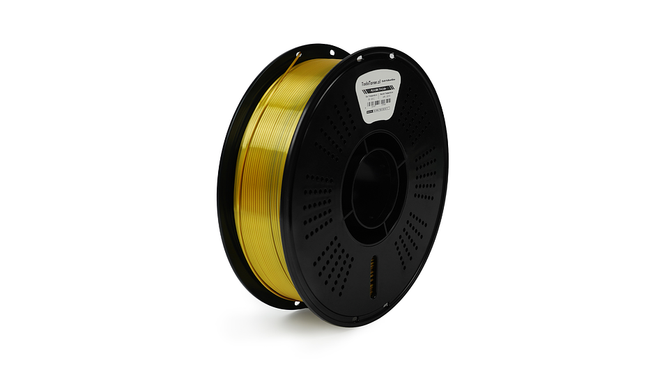 Filamento Seda Tricolor Dorado Amarillo Azul TODOTONER.CL | FILAMENTOS 3