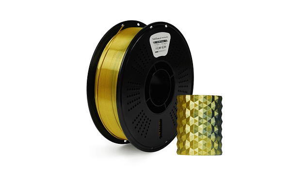 Filamento Seda Tricolor Dorado Amarillo Azul TODOTONER.CL | FILAMENTOS 2