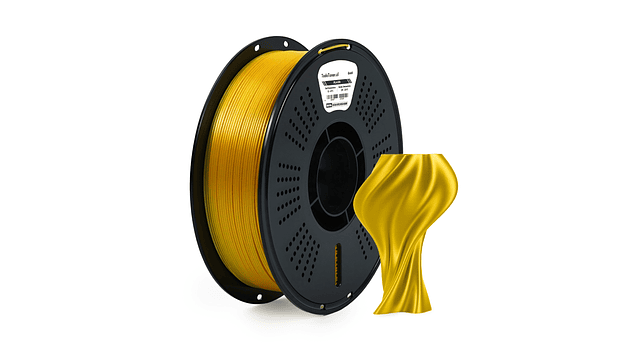 Filamento PLA Seda Dorado u Oro 1kg TODOTONER.CL | Filamentos 3