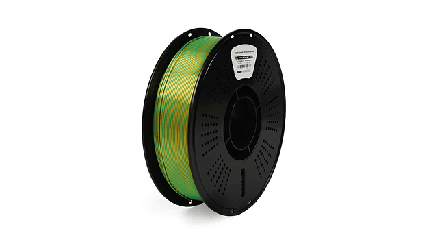 Filamento PLA Seda Tricolor Oro, Verde y Azul 1kg TODOTONER.CL | Filamentos 2