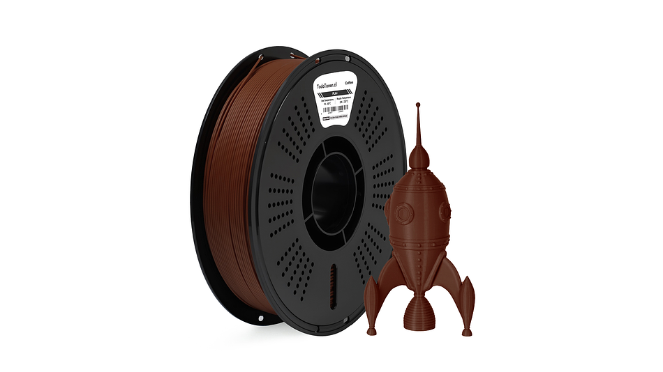 Filamento PLA+ Café 1kg TODOTONER.CL | Filamentos 3