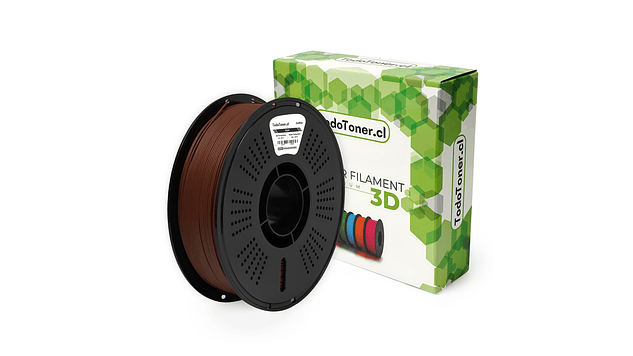 Filamento PLA+ Café 1kg TODOTONER.CL | Filamentos 1