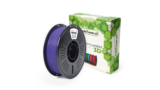 Filamento PLA+ Morado 1kg TODOTONER.CL  | Filamentos 1