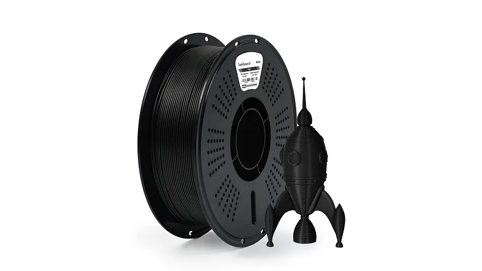 Filamento PLA+ Negro 1kg TODOTONER.CL | Filamentos 2