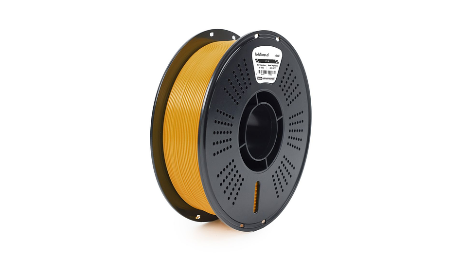Filamento Pla Oro O Dorado (Amarillo) TODOTONER.CL | FILAMENTOS 3