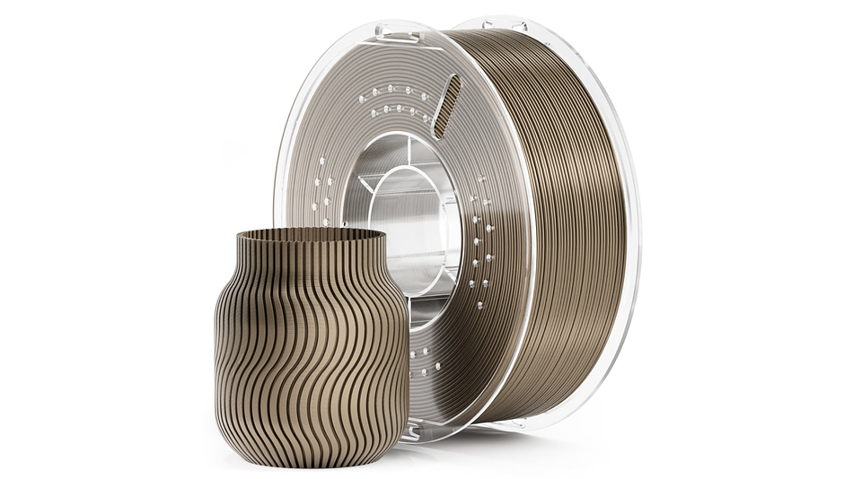 Filamento PLA Metálico Dorado 1kg Elegoo | Filamentos 1